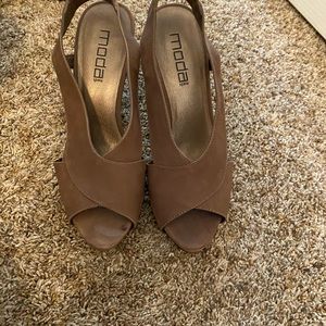 Mocha colored heels